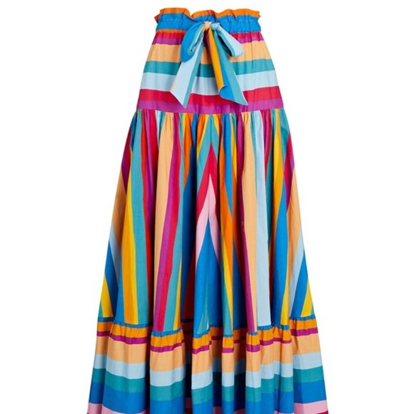 FARM Rio Striped Scarf Maxi Skirt - Picture 5 of 9